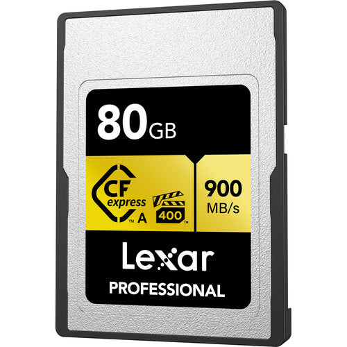 Lexar CFexpress Type-A 80GB 900MB/S Memory Card Gold Series Camera tek