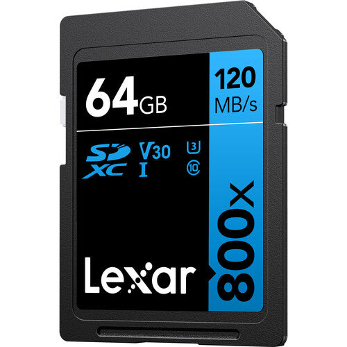 LEXAR SDHC UHS-I 64GB 120MB/S BLUE SERIES Camera tek