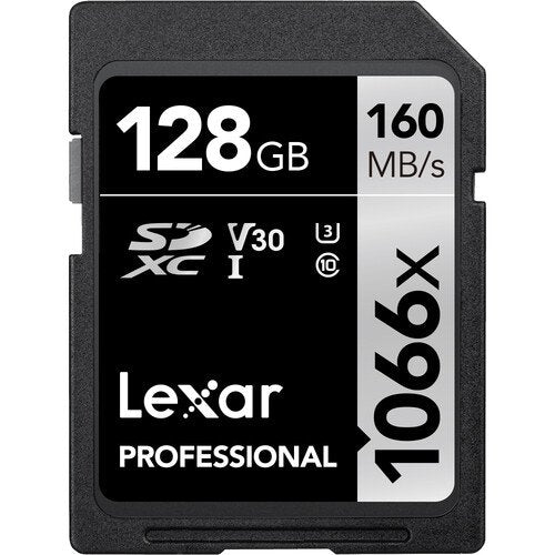 Lexar 128GB Professional 1066x UHS-I SDXC Memory Card 160MB/s Camera tek