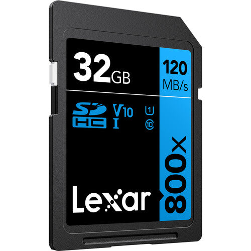 Lexar 32GB High-Performance 800x UHS-I SDHC Memory Card (BLUE Series) Camera tek