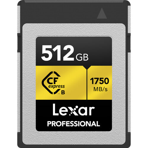 Lexar 512GB Professional CFexpress Type-B Memory Card Camera tek
