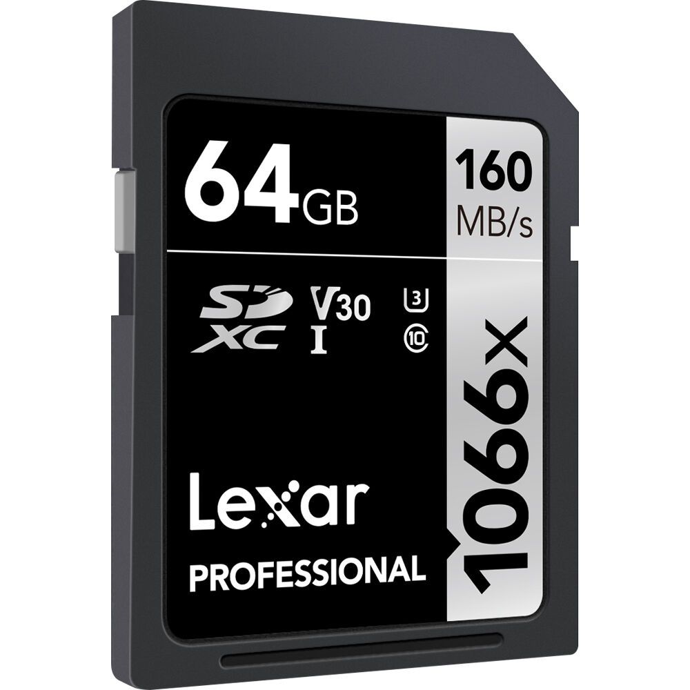 Lexar 64GB Professional 1066x UHS-I SDXC Memory Card 160MB/s Camera tek