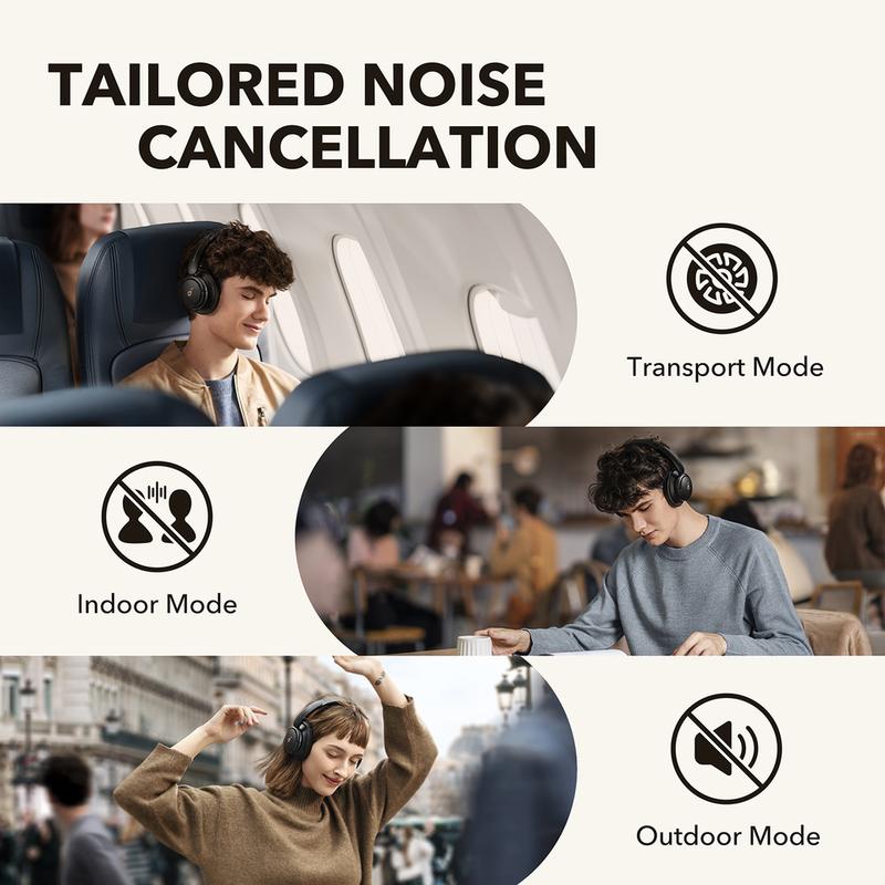 Anker Soundcore Life Q30 Bluetooth Noise Cancelling Headphones Camera tek