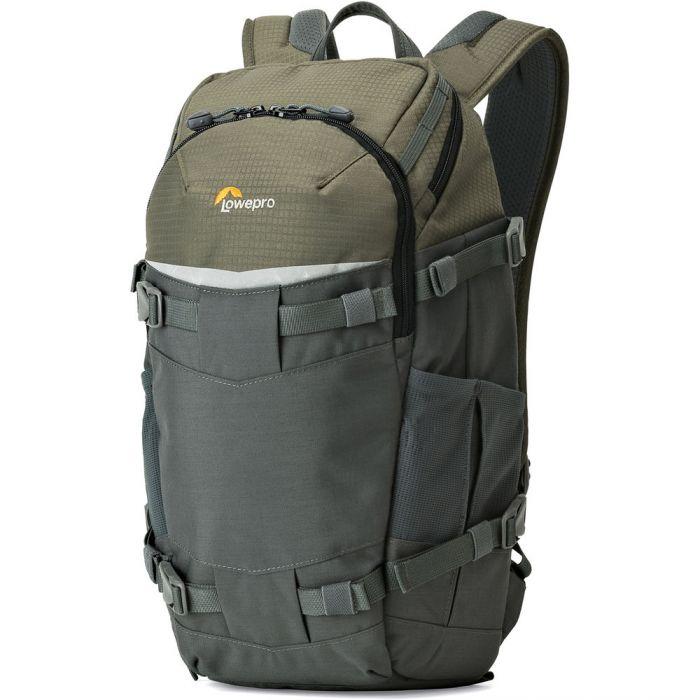 Lowepro Flipside Trek BP 250 AW Backpack (Gray/Dark Green) Camera tek