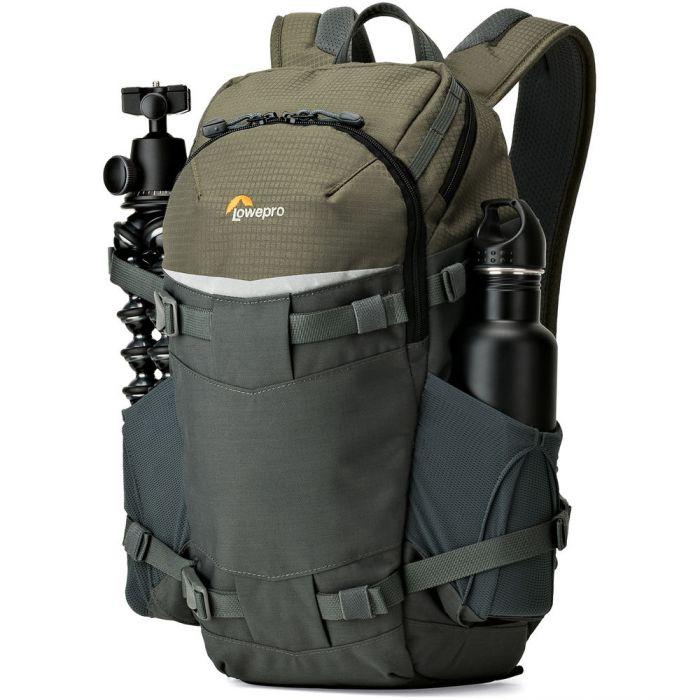 Lowepro Flipside Trek BP 250 AW Backpack (Gray/Dark Green) Camera tek