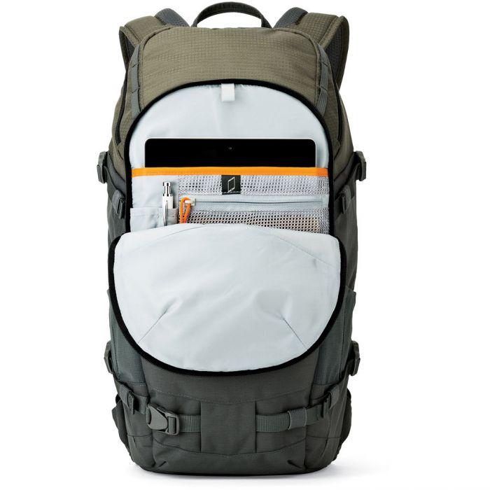 Lowepro Flipside Trek BP 350 AW Backpack (Gray/Dark Green) Camera tek