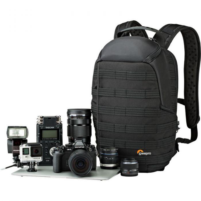 Lowepro ProTactic BP 250 AW Mirrorless Camera and Laptop Backpack (Black) Camera tek