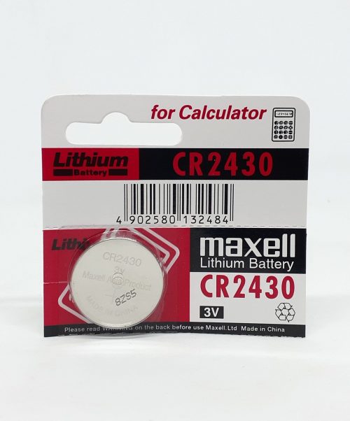 MAXELL LITHIUM CELL CR2430 3V BATTERY Camera tek