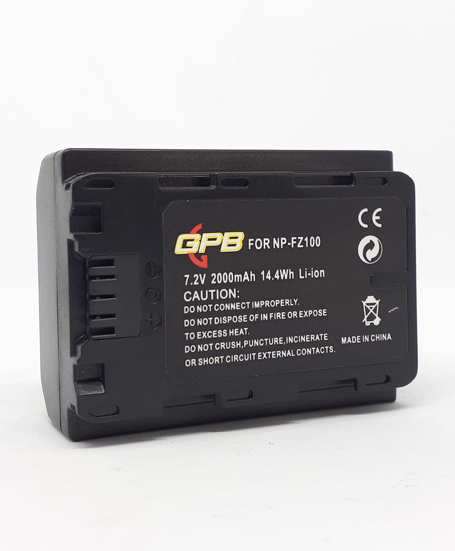 GPB Rechargeable Battery for Sony NP-FZ100 Camera tek