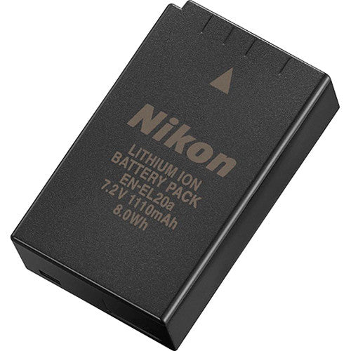 Nikon EN-EL20a Rechargeable Lithium-Ion Battery Pack (7.2V, 1110mAh) Camera tek