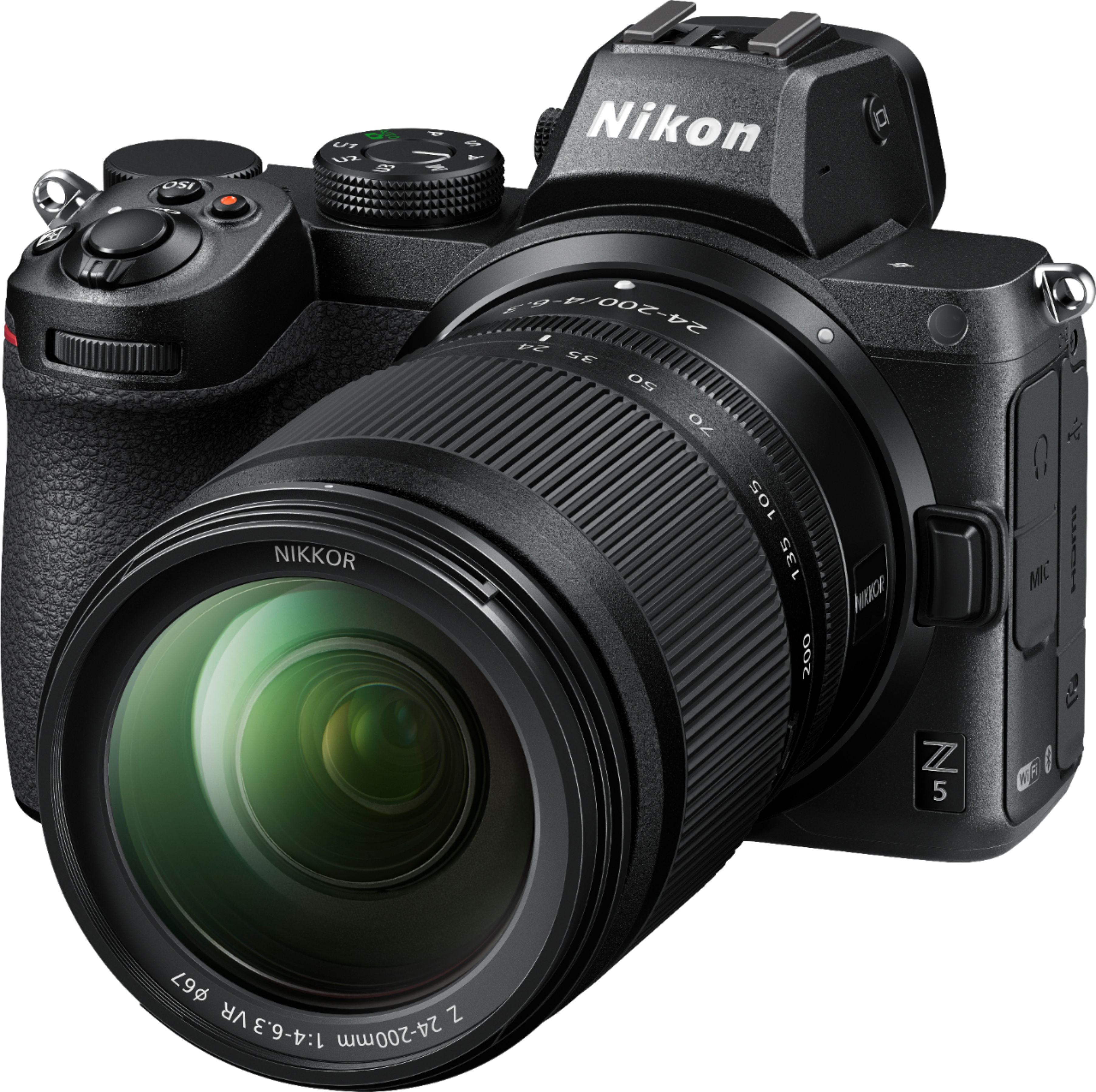 Nikon Z5 & Z 24-200mm f/4-6.3 VR Lens + FTZ Adaptor Camera tek
