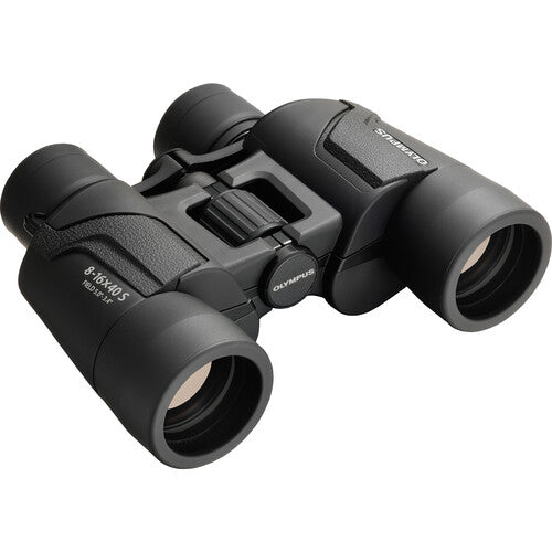 Olympus 8-16x40 S Zoom Binoculars Camera tek
