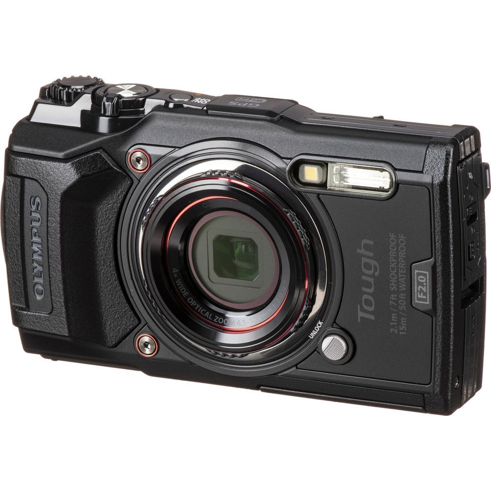 Olympus Tough TG-6 Digital Camera (Black) Camera tek