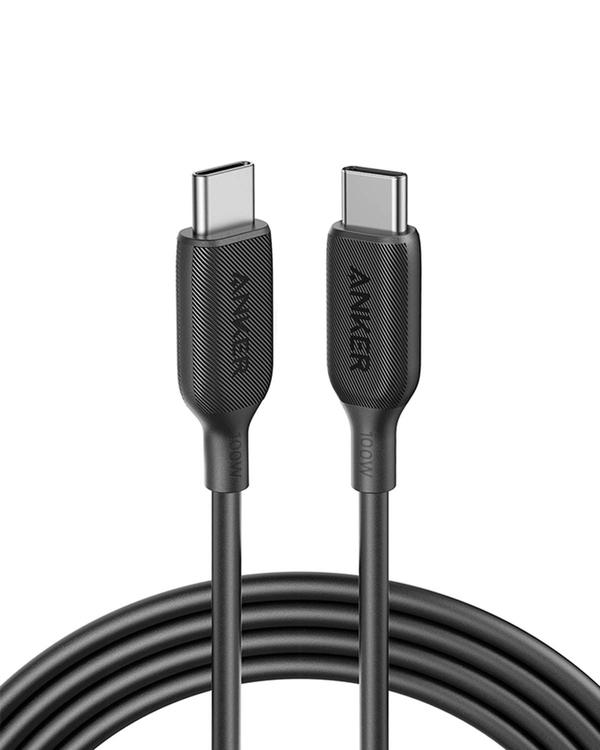 Anker PowerLine III USB-C to USB-C 2.0 Cable (0.9m) 3ft Black Camera tek