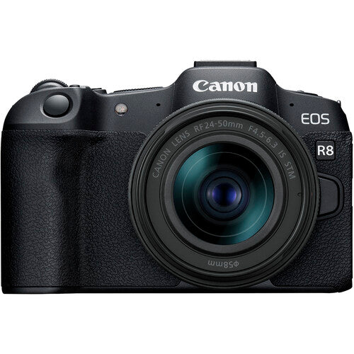 Canon EOS R8 Mirrorless Camera with RF 24-50mm f/4.5-6.3 IS STM Lens Camera tek