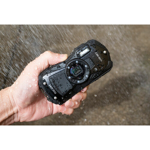 Ricoh WG-80 Fotocamera Impermeabile Fino A 14m, Antiturto, Antigelo E Antiurto – Perfetta Per Avventure Estreme E Subacquee