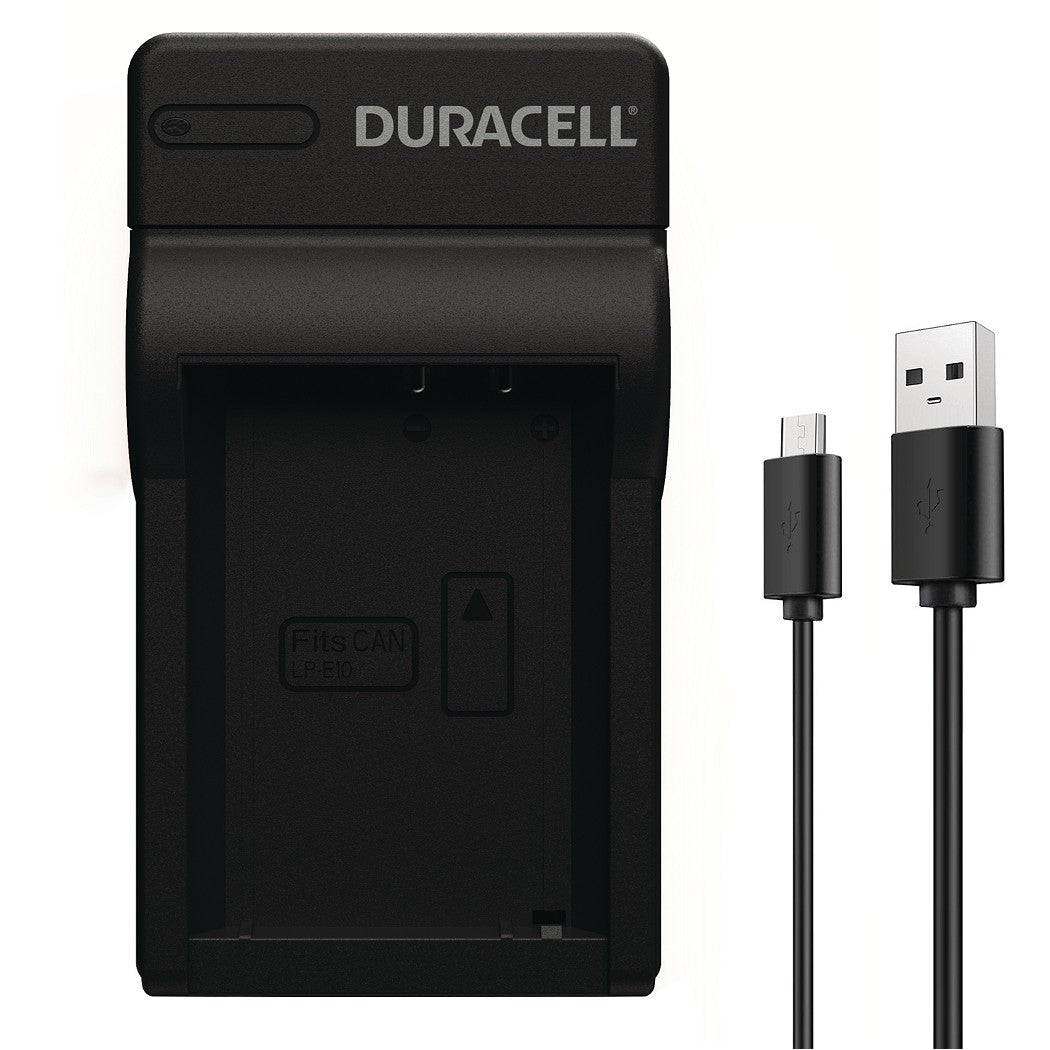 Duracell Canon LP-E10 USB Replacement Charger Camera tek