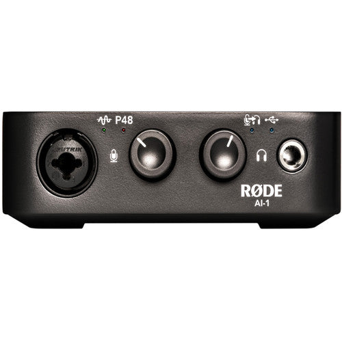 Rode AI-1 Studio-Quality USB Audio Interface Camera tek