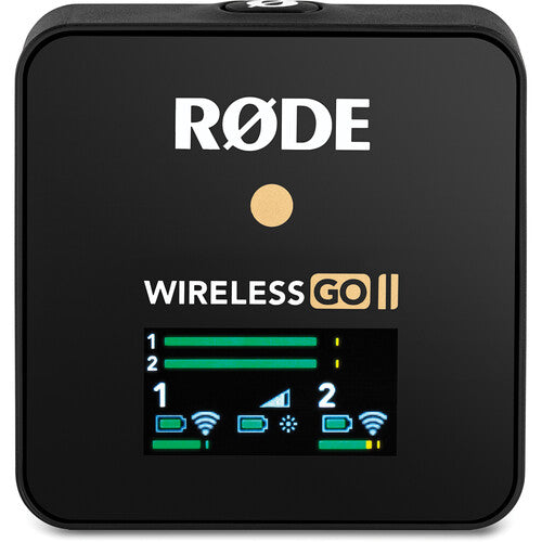 Rode Wireless GO II 2-Person Compact Digital Wireless Microphone System/Recorder (2.4 GHz) Camera tek