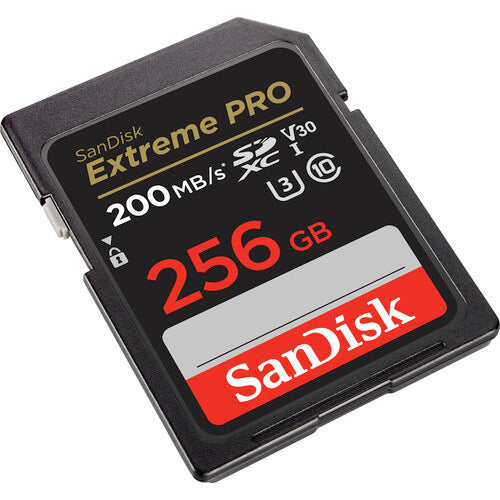 SanDisk 256GB Extreme PRO 200MB/s UHS-I SDXC Memory Card Camera tek
