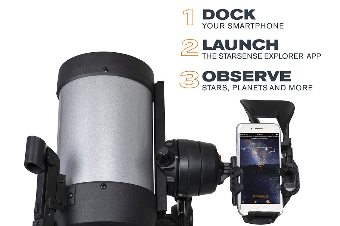 STARSENSE EXPLORER™ DX 5" SMARTPHONE APP-ENABLED SCHMIDT CASSEGRAIN TELESCOPE Camera tek