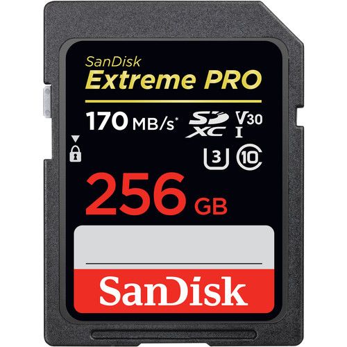 SanDisk 256GB Extreme PRO 170MB/s UHS-I SDXC Memory Card Camera tek