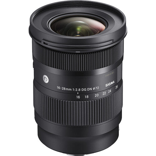 Sigma 16-28mm f/2.8 DG DN Contemporary Lens for Sony E Camera tek