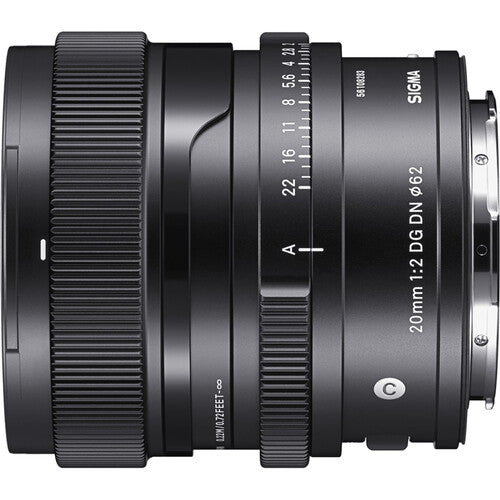 Sigma 20mm f/2 DG DN Contemporary Lens for Leica L Camera tek