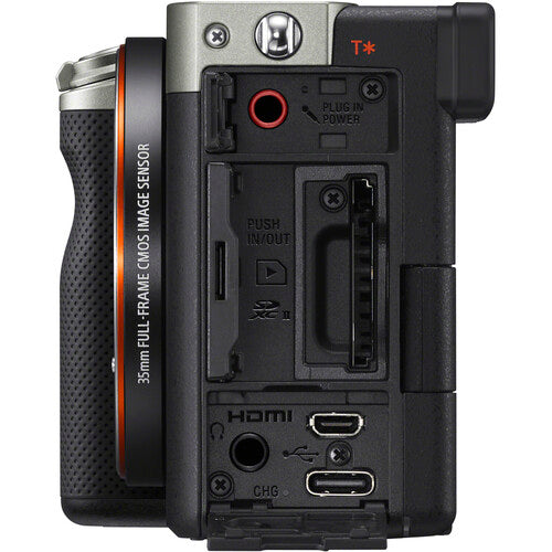 Sony Alpha a7C Mirrorless Digital Camera with 28-60mm Lens (Silver) Camera tek