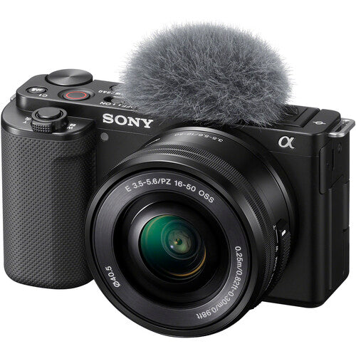 Sony ZV-E10 Mirrorless Camera with 16-50mm Lens (Black) Camera tek