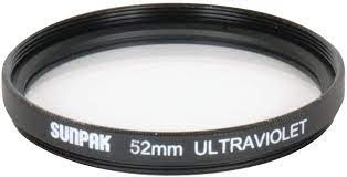 Sunpak 52mm UV Filter Camera tek