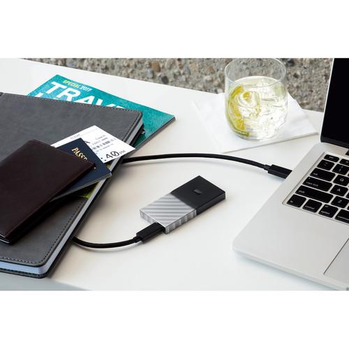WD 1TB My Passport USB 3.1 Type-C External Solid State Drive Camera tek
