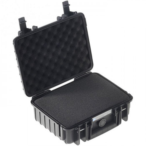 B&W International Type 1000 CASE with Foam – Black Camera tek
