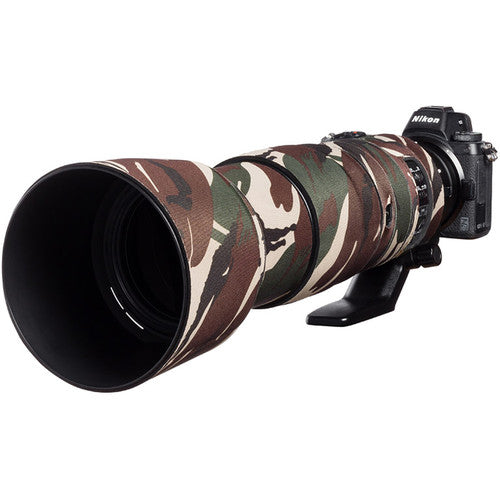 easyCover Lens Protection Cover for Nikon 200-500mm f/5.6E ED VR AF-S Nikkor Lens (Brown Camouflage) Camera tek