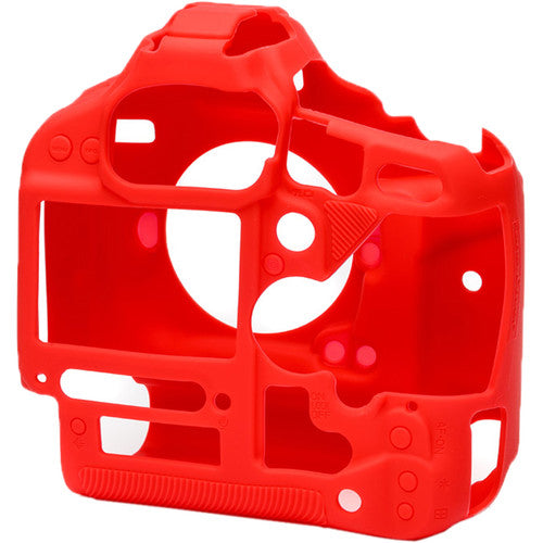 easyCover Silicone Protection Cover for Canon EOS 1Dx, 1Dx Mark II, Mark III (Red) Camera tek