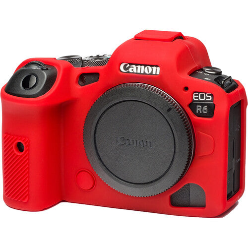 easyCover Silicone Protection Cover for Canon R5 & R6 (Red) Camera tek