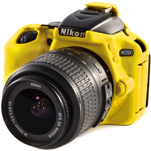 easyCover Silicone Protection Cover for Nikon D5500 and D5600 (Yellow) Camera tek