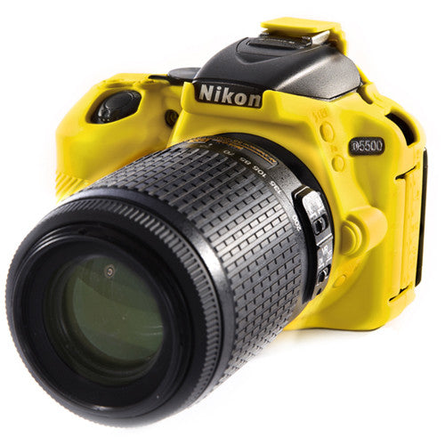 easyCover Silicone Protection Cover for Nikon D5500 and D5600 (Yellow) Camera tek