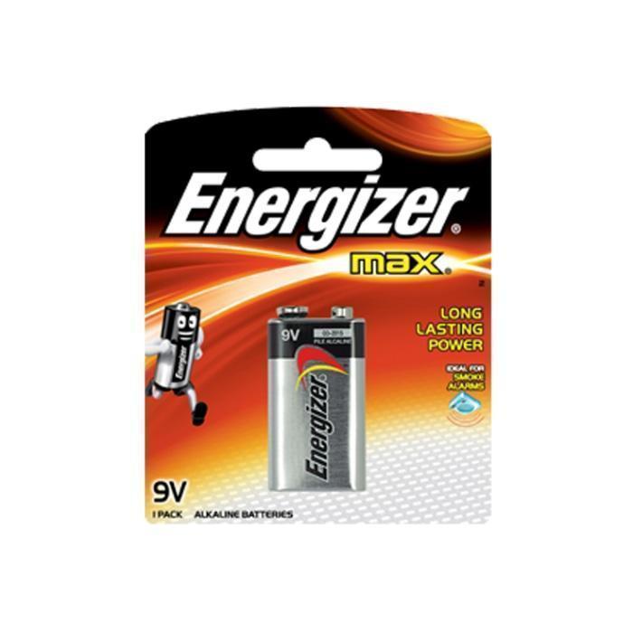 Energizer 9V Max Alkaline Battery Camera tek