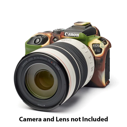 easyCover Silicone Protection Cover for Canon EOS R10 (Camo) Camera tek