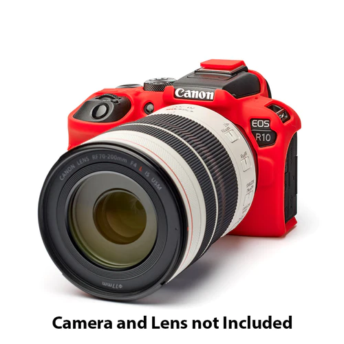 easyCover Silicone Protection Cover for Canon EOS R10 (Red) Camera tek