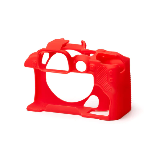 easyCover Silicone Protection Cover for Canon EOS R10 (Red) Camera tek