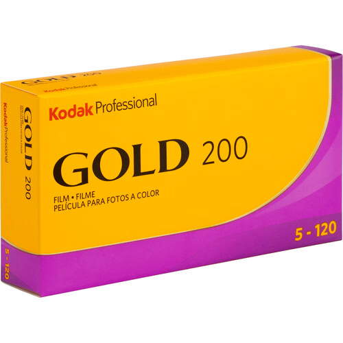 Kodak GOLD 200 5 Pack | 120mm Color Negative Film Camera tek