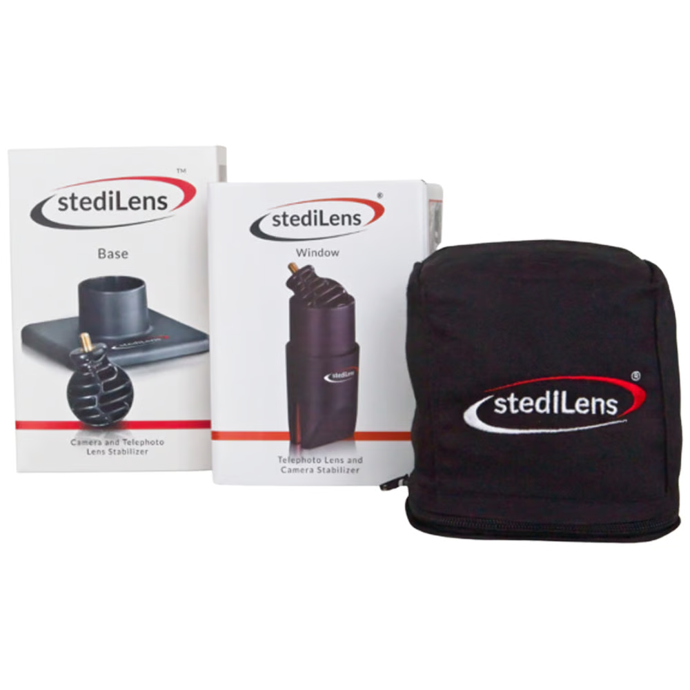 StediLens Base Unit, Beanbag and Window Kit Combo 3 Camera tek