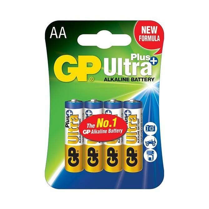 GP AA Ultra Plus Alkaline 4 Pack Camera tek