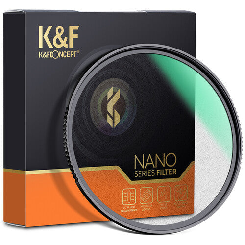 K&F BLACK DIFFUSION 1/4 NANO-X PRO MIST 82MM FILTER Camera tek
