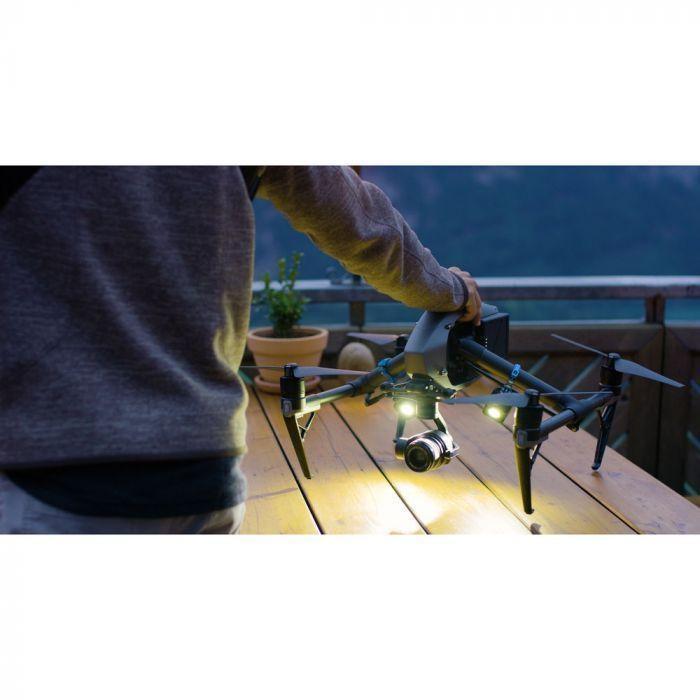 Lume Cube Lighting Kit for DJI Inspire and Matrice Drones- 2 Lume Cubes + 2 Drone Mounts Camera tek