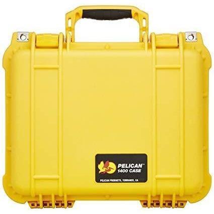 Pelican 1400 Protector Case Yellow Camera tek