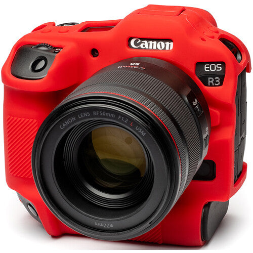 easyCover Silicone Protection Cover for Canon EOS R3 (Red) Camera tek