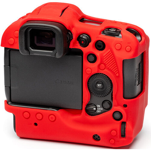 easyCover Silicone Protection Cover for Canon EOS R3 (Red) Camera tek